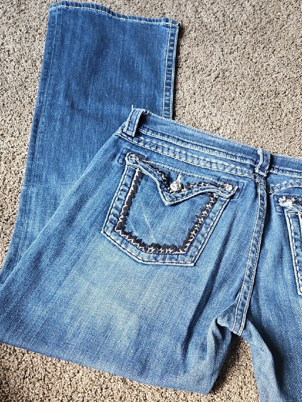 Miss Me Size 31 Easy Bootcut Jeans - Picture 4 of 7